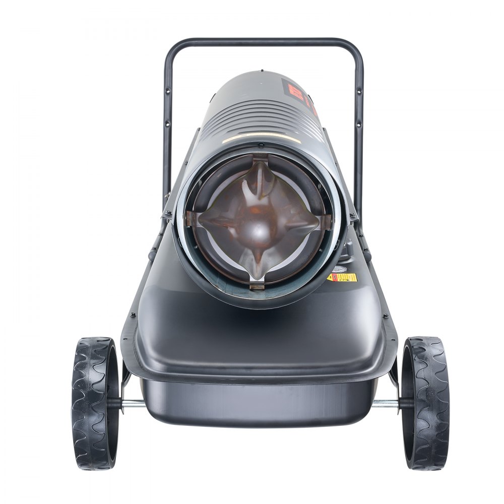 Calefactor de aire forzado a queroseno VEVOR, 175000 BTU, calefactor portátil con termostato, tanque de 13.2 galones, calefactor de alta resistencia y eficiencia energética, para uso en interiores y exteriores, talleres e industria.