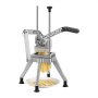 VEVOR Cortador de Patatas Fritas con 4 Cuchillas de Repuesto 1,3 cm, 0,9 cm, 0,6 cm y Descorazonador de 6 Cuñas, Cortadora de Verduras Soporte Estable en 4 Esquinas para Restaurantes, Cocinas