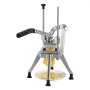 VEVOR Cortador de Patatas Fritas con 4 Cuchillas de Repuesto 1,3 cm, 0,9 cm, 0,6 cm y Descorazonador de 6 Cuñas, Cortadora de Verduras Soporte Estable en 4 Esquinas para Restaurantes, Cocinas