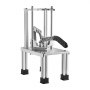 VEVOR Cortador de Patatas Fritas con 4 Cuchillas de Repuesto 0,9 cm, 0,6 cm, 6 Cuñas y Descorazonador de 6 Cuñas, Cortadora de Verduras Soporte Estable en 4 Esquinas para Restaurantes, Cocinas