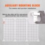 VEVOR Organizador de pared de tablero perforado de 48 x 32 pulgadas, 495 libras de carga para garaje, organizador de tablero perforado de metal, kit de almacenamiento de herramientas de 37 piezas con