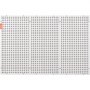 VEVOR Organizador de pared de tablero perforado de 48 x 32 pulgadas, 495 libras de carga para garaje, organizador de tablero perforado de metal, kit de almacenamiento de herramientas de 37 piezas con