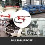 Gato hidráulico VEVOR para uso multiusos automotrices e industriales.