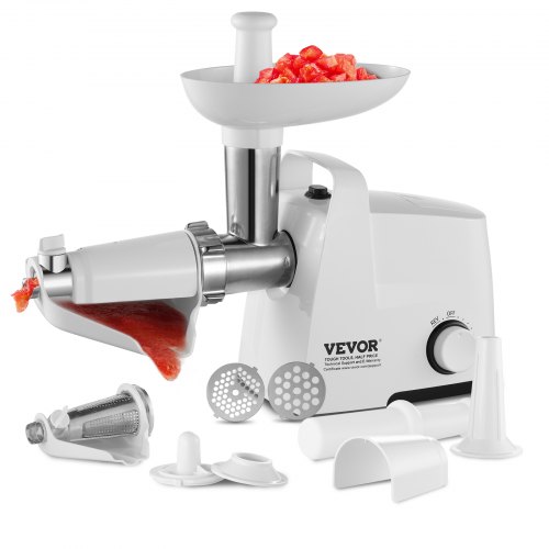 Colador de tomates eléctrico VEVOR de 4 libras por minuto, máquina para hacer salsa de tomate de 300 W para el hogar