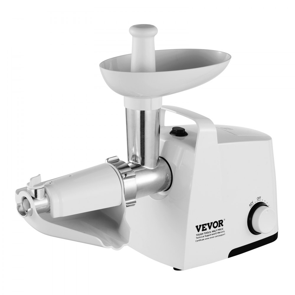 Colador de tomates eléctrico VEVOR de 300 W, máquina para hacer salsa de tomate, 1,8 kg/min, molinillo de alimentos con motor de cobre puro y función de reversa para salsa de tomate, fresa y arándanos.