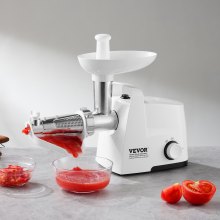 Colador de tomates eléctrico VEVOR de 4 libras por minuto, máquina para hacer salsa de tomate de 300 W para el hogar