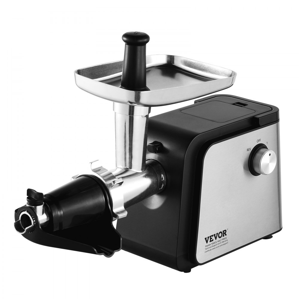 Colador eléctrico de tomate VEVOR, máquina para hacer salsa de tomate de 500 W, colador de alimentos y máquina para hacer salsa de 2,2 kg/minuto, molinillo de alimentos con motor de cobre puro y función de reversa para salsa de tomate, fresa y arándano.