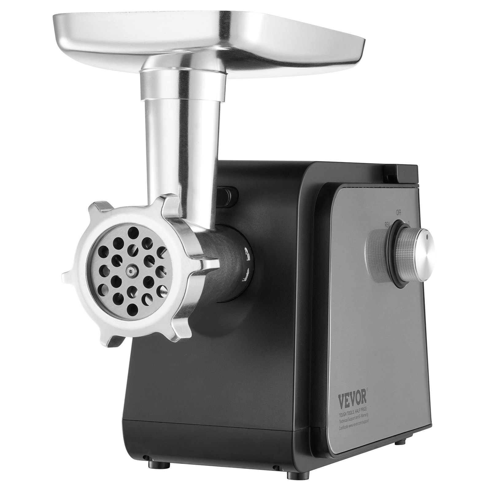 Colador eléctrico de tomate VEVOR, máquina para hacer salsa de tomate de 500 W, colador de alimentos y máquina para hacer salsa de 2,2 kg/minuto, molinillo de alimentos con motor de cobre puro y función de reversa para salsa de tomate, fresa y arándano.