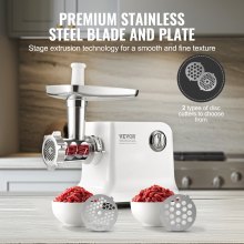 Colador de tomates eléctrico VEVOR de 5,5 libras por minuto, máquina para hacer salsa de tomate de 700 W para el hogar