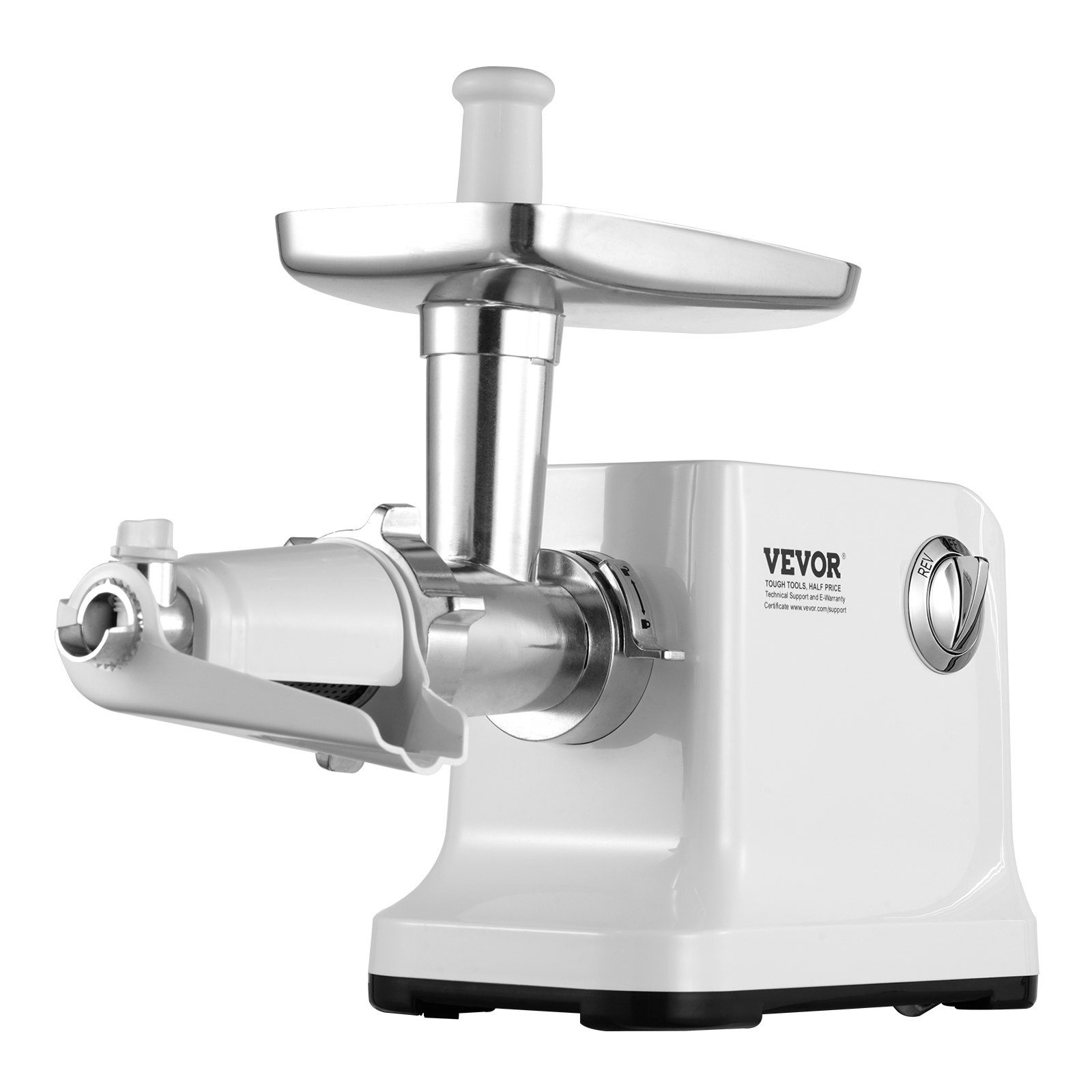 Colador de tomates eléctrico VEVOR, máquina para hacer salsa de tomate de 700 W, colador de alimentos y máquina para hacer salsas de 5,5 LBS/min, molinillo de alimentos con motor de cobre puro con función inversa para salsa de tomate, fresa y arándanos