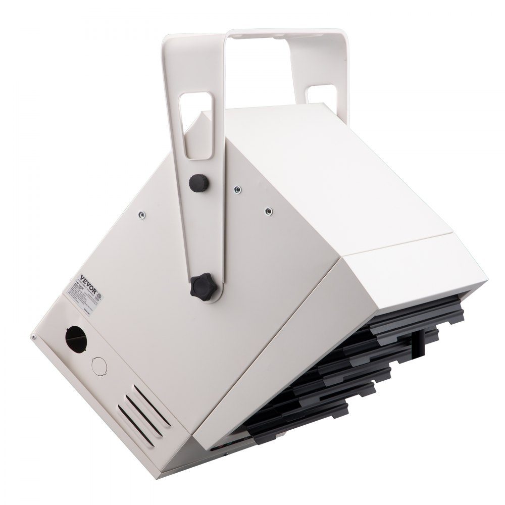 Calefactor eléctrico para garaje VEVOR, 10000 vatios, calefactor digital con ventilador forzado para montaje en pared/techo, con control remoto, protección contra sobrecalentamiento, cableado directo con temporizador de 9 horas, ideal para talleres, certificado ETL.