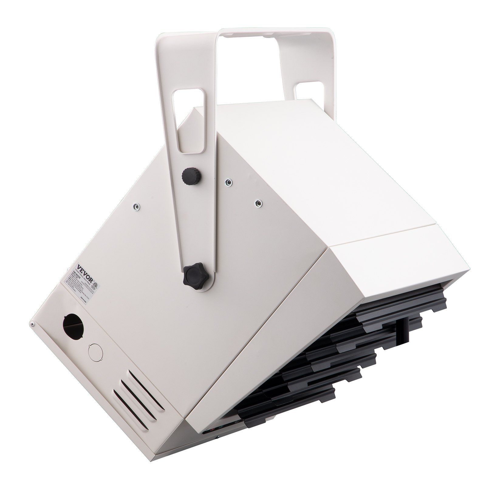 Calefactor eléctrico para garaje VEVOR, 10000 vatios, calefactor digital con ventilador forzado para montaje en pared/techo, con control remoto, protección contra sobrecalentamiento, cableado directo con temporizador de 9 horas, ideal para talleres, certificado ETL.