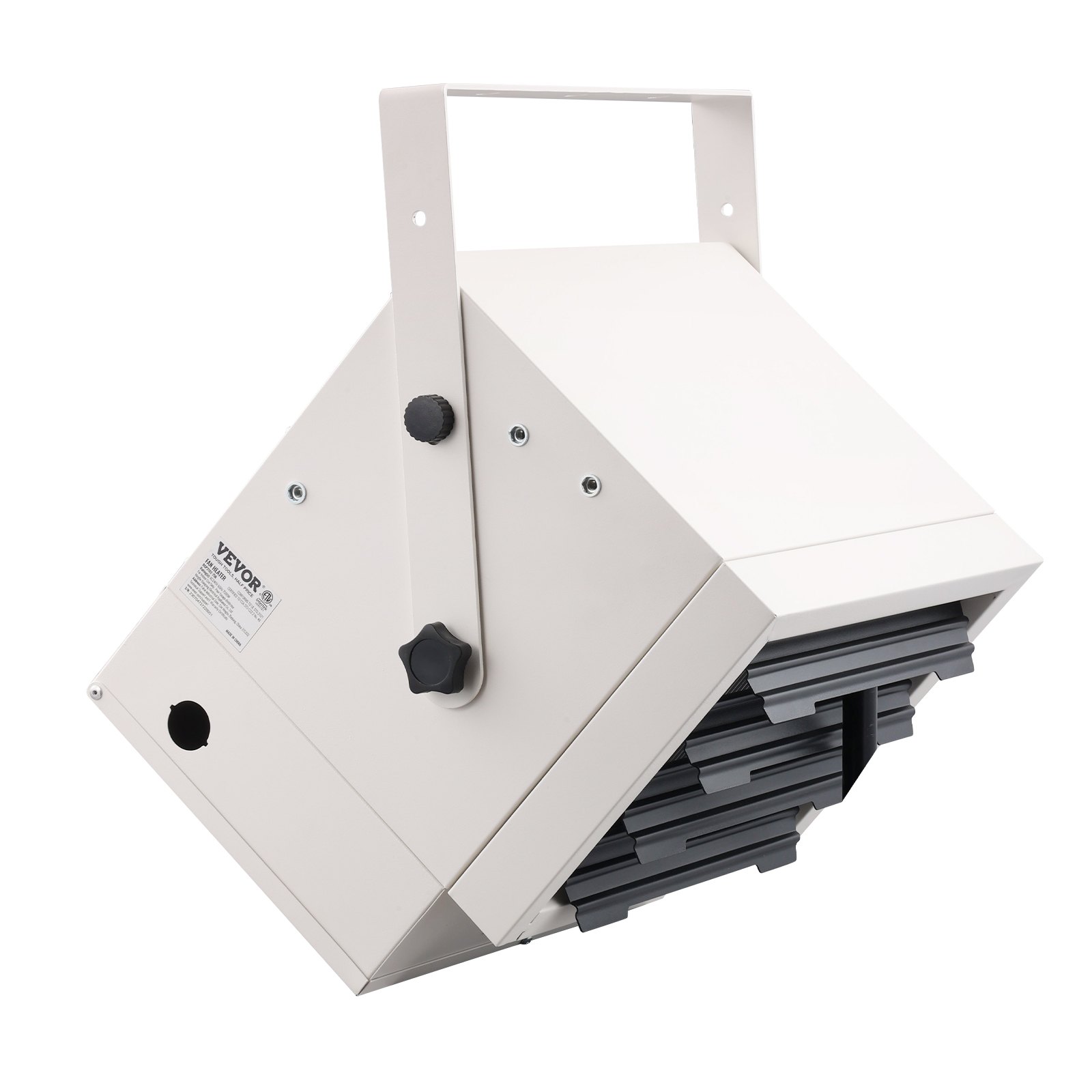 Calefactor eléctrico de garaje VEVOR, 7500 W, digital, con ventilador, para montaje en pared o techo, con control remoto y protección contra sobrecalentamiento, cableado con temporizador de 9 horas, ideal para talleres, homologado por ETL.