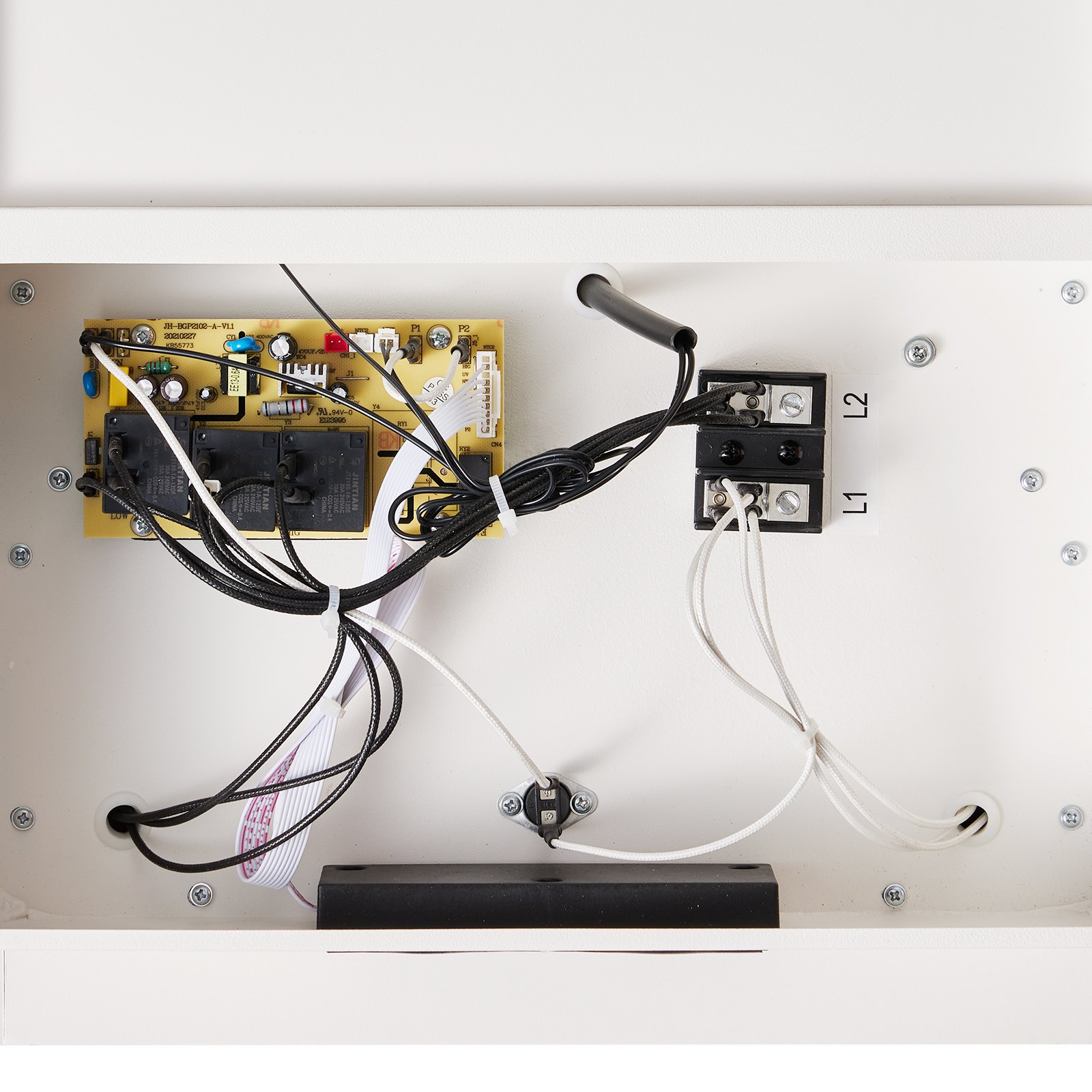 Calefactor eléctrico de garaje VEVOR, 7500 W, digital, con ventilador, para montaje en pared o techo, con control remoto y protección contra sobrecalentamiento, cableado con temporizador de 9 horas, ideal para talleres, homologado por ETL.