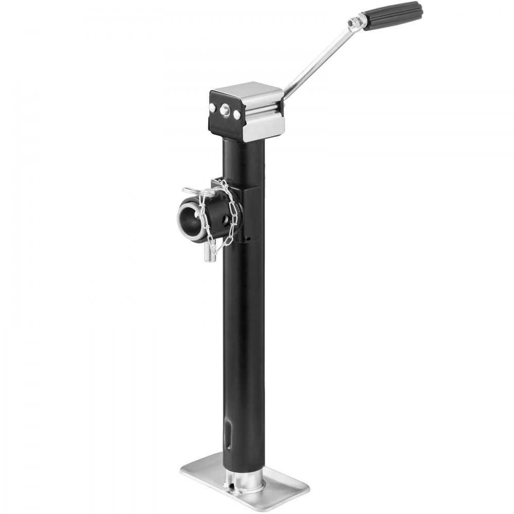 Gato de remolque VEVOR, gato de remolque soldable con capacidad de peso de 2277 kg, soporte de gato de remolque con asa para levantar remolques de RV, remolques para caballos, remolques utilitarios y remolques para yates.