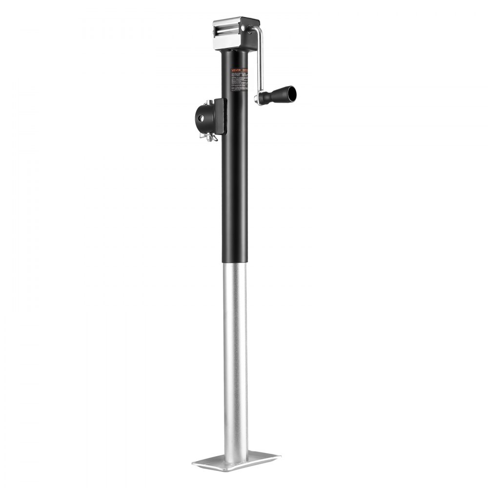 VEVOR Gato Hidráulico para Remolque, Carga Dinámica de 5000 lb, con Montaje en Tubería Soldable y Mango Ergonómico, Recorrido Vertical,  para Remolques de Vehículos Recreativos, Caballos, Utilitarios
