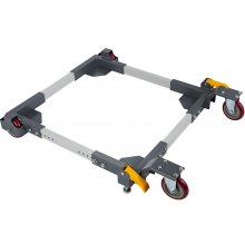 VEVOR Base móvil universal ajustable Capacidad de carga de 1500 LBS Base móvil de servicio pesado Base móvil rodante con palancas de bloqueo, utilizada para movilizar equipos de carpintería, refrigerador, lavadora