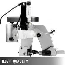 VEVOR Máquina de Coser Bolsas 90 W Máquina Selladora de Bolsas Portátil 8 mm