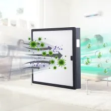 Filtro de aire VEVOR HEPA, repuesto de filtro de aire de 15.75 x 15.75 pulgadas, filtros de etapa 3 de alta eficiencia compatibles con limpiadores BlueDri y VEVOR, purificadores de aire, equipo de restauración de daños por agua