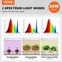 VEVOR - Estante para plantas con luz de cultivo, 4 niveles, 90 W, luces de espectro completo, estante de metal ajustable para plantas de jardinería, estante para cultivo de plantas para iniciar semillas, 35,4" de largo x 13,8" de ancho x 59,1" de alto