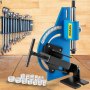 Kit de muescas para tubos VEVOR Muescas para tubos de 60 grados con sierra perforadora bimetálica de 18 piezas de 3/4" -3-1/4" con tubo de caja y muescas para tubos 4 taladros Herramienta para muescas de tubos para cortar agujeros a través de metal, madera y plástico.