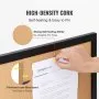 Tablero de corcho VEVOR, tablero de anuncios de 36x24 pulgadas con marco adhesivo de MDF, tablero de visión incluye 10 chinchetas, para exhibir y decorar en la oficina, el hogar y la escuela