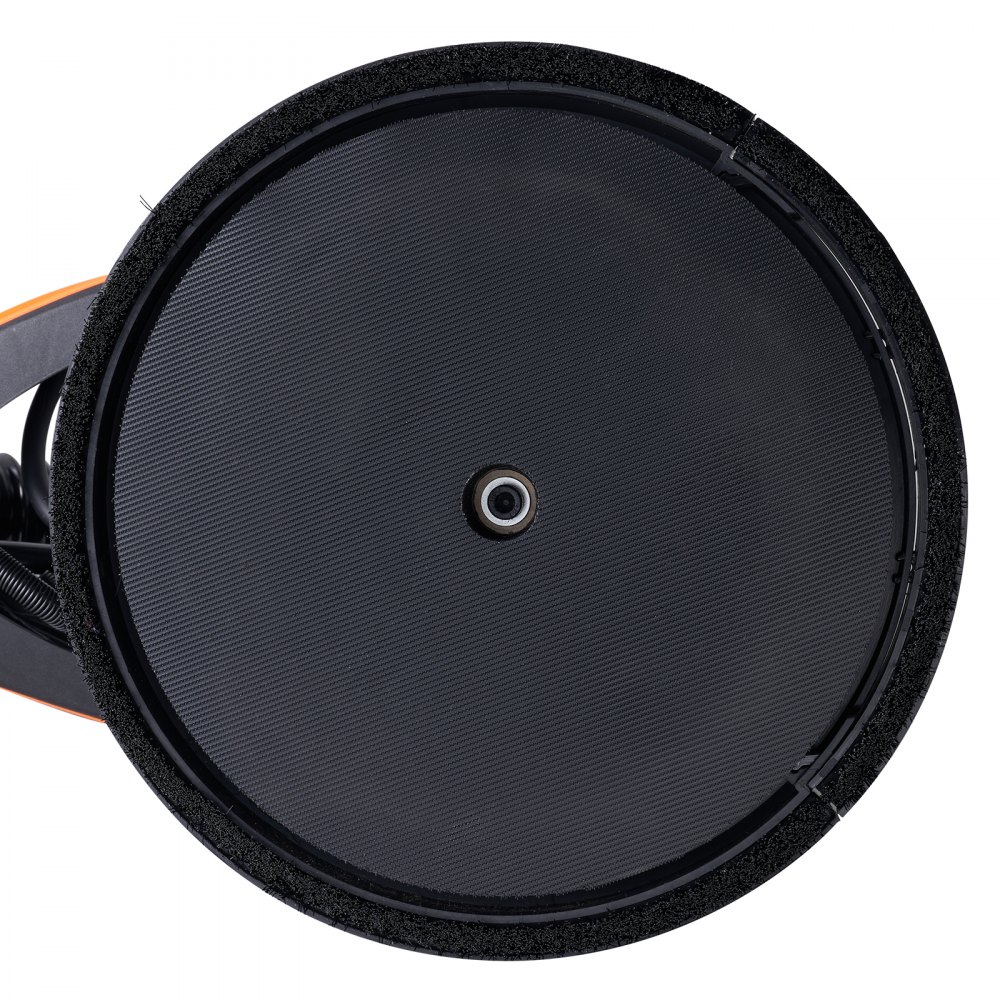 Lijadora de yeso VEVOR, motor eléctrico sin escobillas de 800 W, velocidad variable de 1000 a 2300 RPM, lijadora de techo plegable con luces LED de doble piso, mango extensible y 12 discos de lijado.