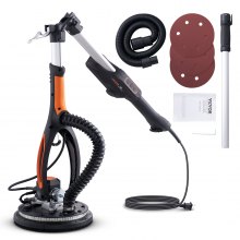 VEVOR Lijadora para paneles de yeso 800W Motor sin escobillas 1000-2300RPM Velocidad variable