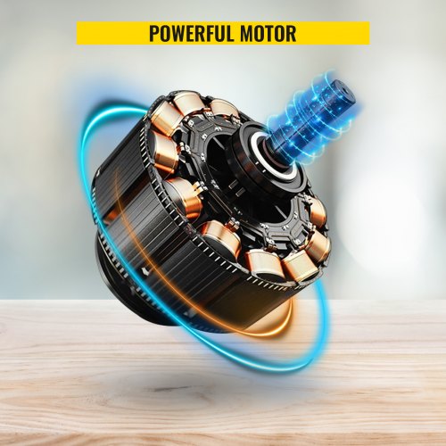 Torno de madera VEVOR, tornos eléctricos de 14''x40'', máquina de torno de madera de 1/2 HP, torno de sobremesa de 1/2 fase, torno de madera Excelsior, tornos de madera eléctricos de 1100,1600,2300,3400 Rpm con 3 cinceles, 3 llaves y accesorios