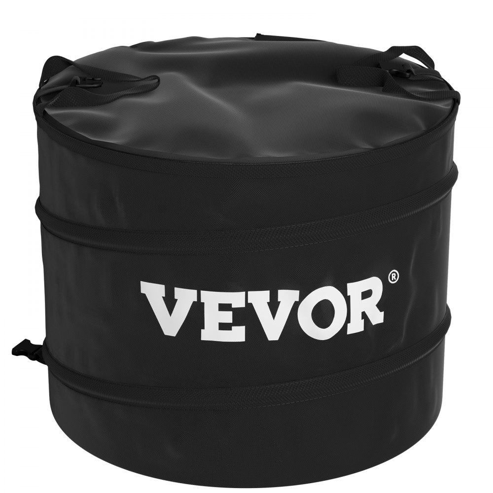 Kit de recortadora en seco VEVOR negro con logotipo blanco y detalle de cremallera en la parte superior.