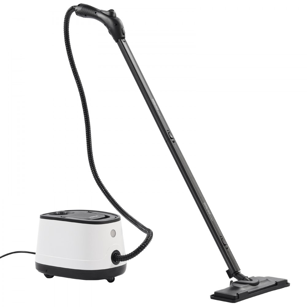 Limpiador a vapor multiusos de 1500 W con 27 accesorios, vaporizador doméstico con tanque de agua grande de 51 oz para limpieza, máquina de limpieza con ruedas de alta resistencia para alfombras, pisos, ventanas y automóviles