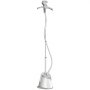Vaporizador de pie VEVOR en color blanco con estructura vertical y barra orientable.