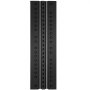 Reductor de velocidad VEVOR negro con superficie texturizada y orificios para tornillos centrales.