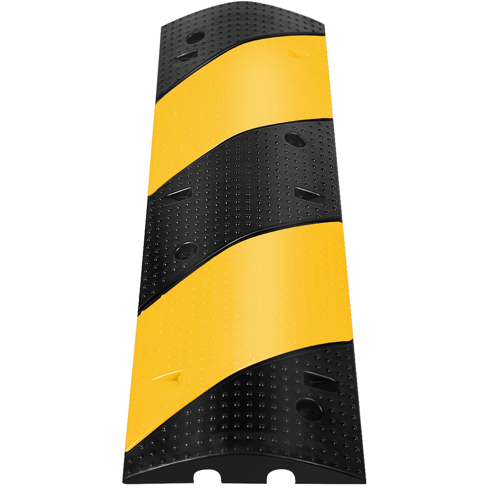 Reductor de velocidad VEVOR negro y amarillo con superficie texturizada.