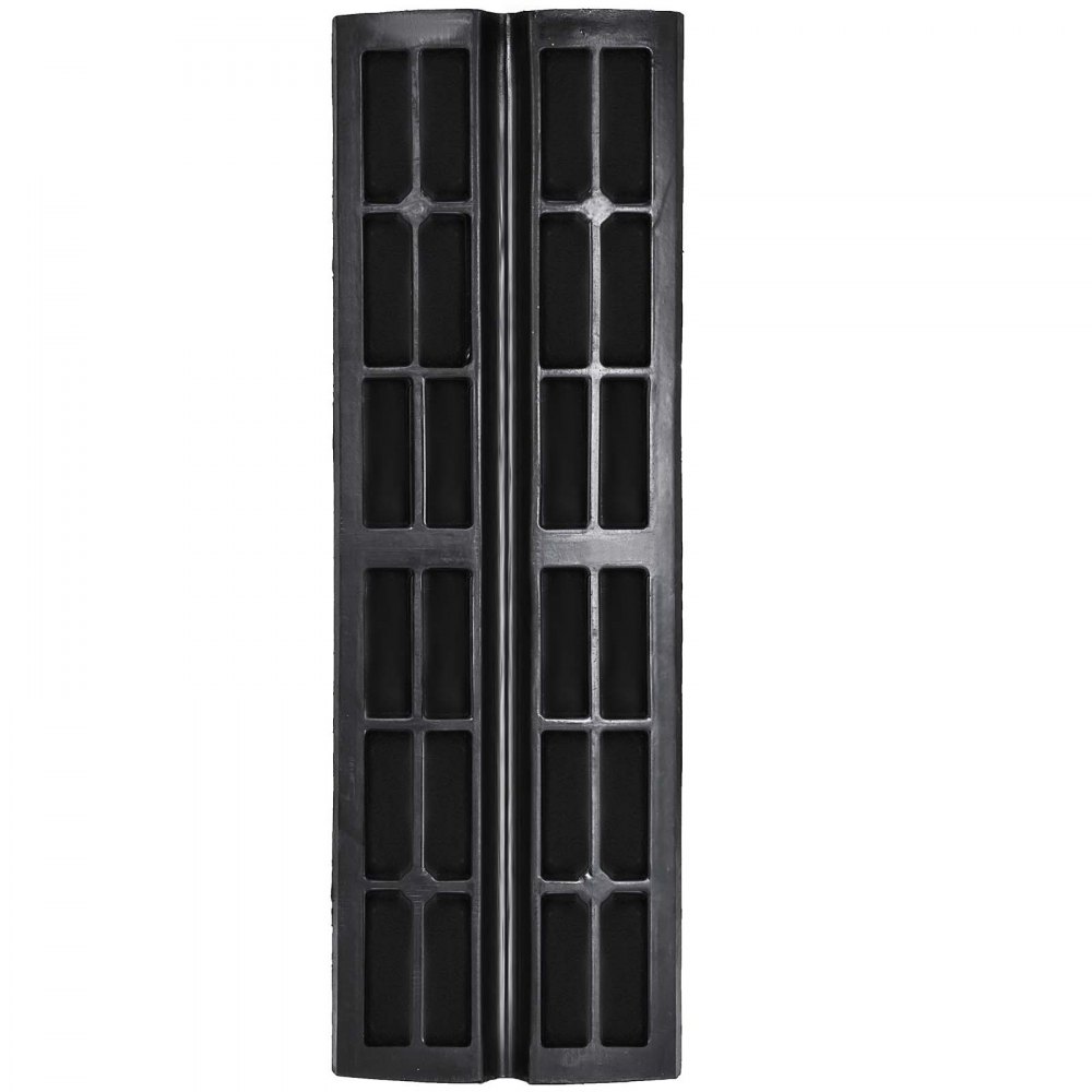 VEVOR Protector de Cables para Suelo Capacidad de Carga 10t Pasacables de Suelo 123x41x6,5 cm Protector de Cable de Caucho Negro y Amarillo Reductor de Velocidad para Protección de Cables Eléctricos