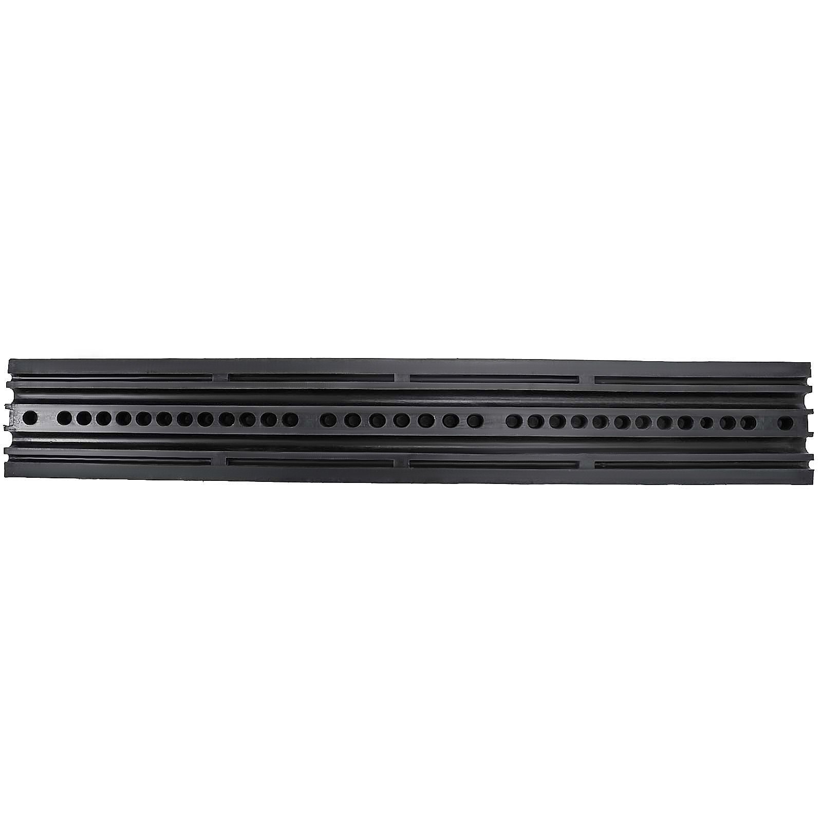 Reductor de velocidad VEVOR, caucho negro con múltiples orificios y ranuras, disposición horizontal.