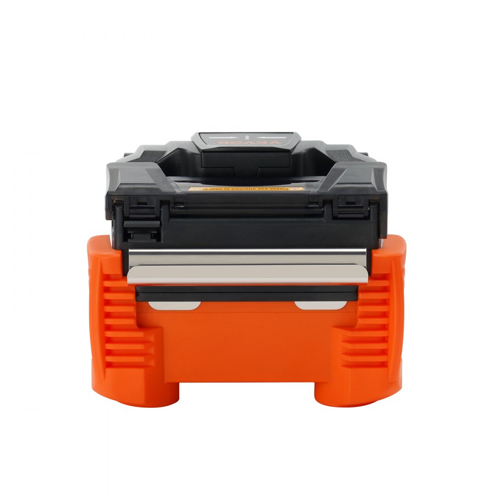 VEVOR Empalmador de fusión de fibra 4 motores, kit de empalmador de fusión de fibra óptica de alineación de núcleo con pantalla LCD digital de 4", soporte de fibra óptica 3 en 1, kit de cuchilla de fibra óptica de enfoque automático 9s empalme 9-25s calefacción