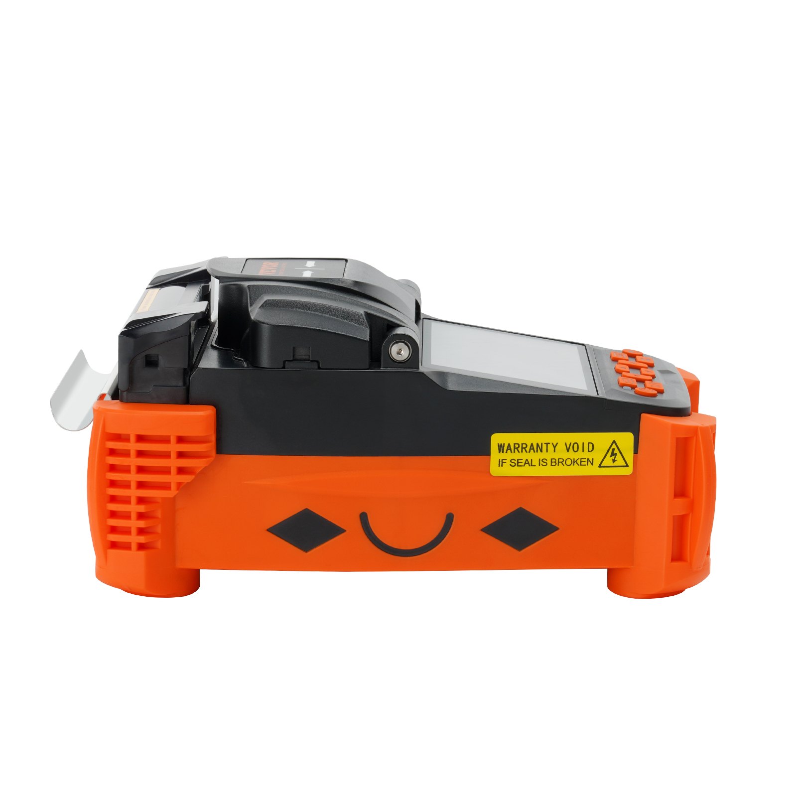 VEVOR Empalmador de fusión de fibra 4 motores, kit de empalmador de fusión de fibra óptica de alineación de núcleo con pantalla LCD digital de 4", soporte de fibra óptica 3 en 1, kit de cuchilla de fibra óptica de enfoque automático 9s empalme 9-25s calefacción