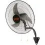 Ventilador de pared VEVOR, 20 pulgadas, 3 velocidades, alta velocidad máxima de 4650 CFM, ventilador industrial oscilante, para uso comercial o residencial en almacenes, invernaderos, talleres, patios y sótanos. Color negro. Certificación ETL.