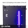 Compresor de aire PCP VEVOR con iluminación LED incorporada en la parte inferior de la unidad.