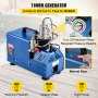 Compresor de aire de alta presión VEVOR, 1800w, 4500 psi, botón de parada manual.