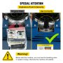 Guía de instalación del compresor de aire de alta presión VEVOR, que indica el uso correcto de la válvula de respiración.