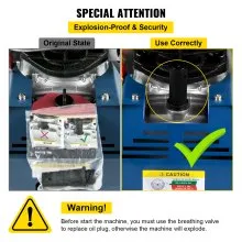 VEVOR Compresor de Aire PCP 4500 Psi Bomba de Compresor de Aire 110 V 2800 R/min