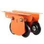 VEVOR Carro Manual para Polipasto Eléctrico PA600 a PA1000 Carga 998 kg, Ancho Ajustable 68 a 110 mm, Ruedas Dobles de Acero para Vigas en I Rectas y Curvas para Polipasto, Taller, Garaje y Almacén