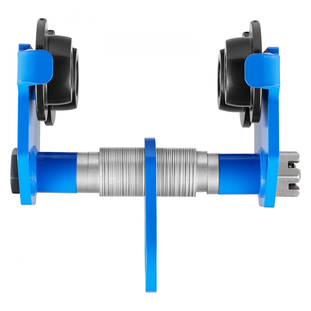 VEVOR Carro Manual para Polipasto 1996 kg, Carro para Viga I 61-178 mm, Compatible con Vigas I Rectas y Curvas, con Ruedas Dobles de Acero Fundido y Rodamientos de Precisión para Talleres y Almacenes