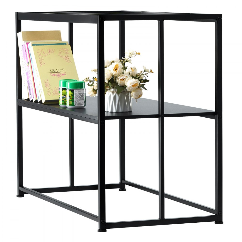 VEVOR Soporte para acuario, soporte para pecera de 40 galones, soporte para tanque de tortugas de acero de 36,5 x 18,5 x 29,5 pulgadas, capacidad de carga de 335 libras, soporte para tanque de reptiles con almacenamiento, kit de hardware y pies antideslizantes, negro