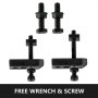 Llave y tornillo gratuitos incluidos con los accesorios de la mesa giratoria VEVOR.