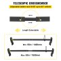 Portaescaleras de techo VEVOR Van, 2 barras, capacidad de 661 libras, barra transversal de techo de acero ajustable de 55 a 63 pulgadas con tope, compatible con Chevy Express 2003-2022 | GMC Savana 2003-2022, para kayak, canoa, carga de tubería de madera