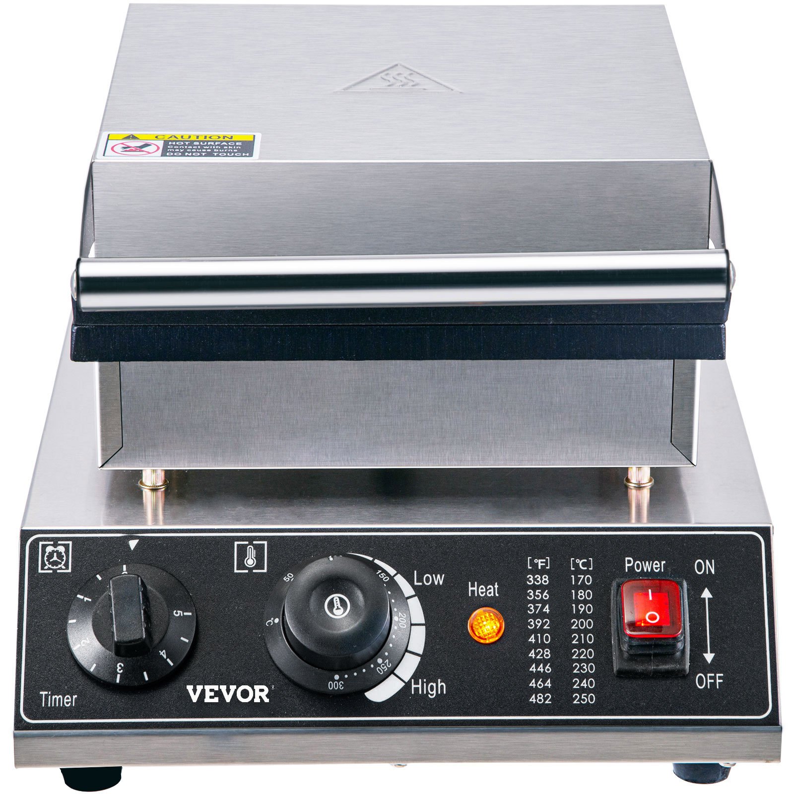 VEVOR Maquina Gofres para Hacer Gofre Mini fabricante de panqueques holandés 1.7 pulgadas de diámetro máquina de poffertjes para panqueques poffertjes