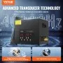 Limpiador ultrasónico VEVOR de 10 l, máquina de limpieza ultrasónica digital de 240 W con modo suave y desgasificación mejorada, limpiador ultrasónico industrial de 40 kHz con calentador y temporizador para retenedores, joyas y herramientas.